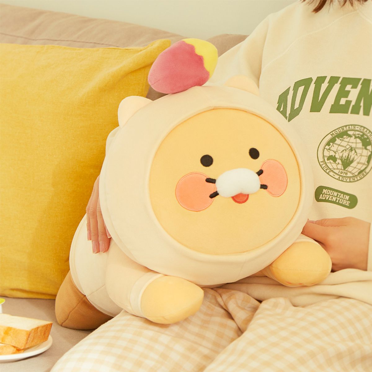 카카오프렌즈(KAKAO FRIENDS) 후디 바디필로우_춘식이