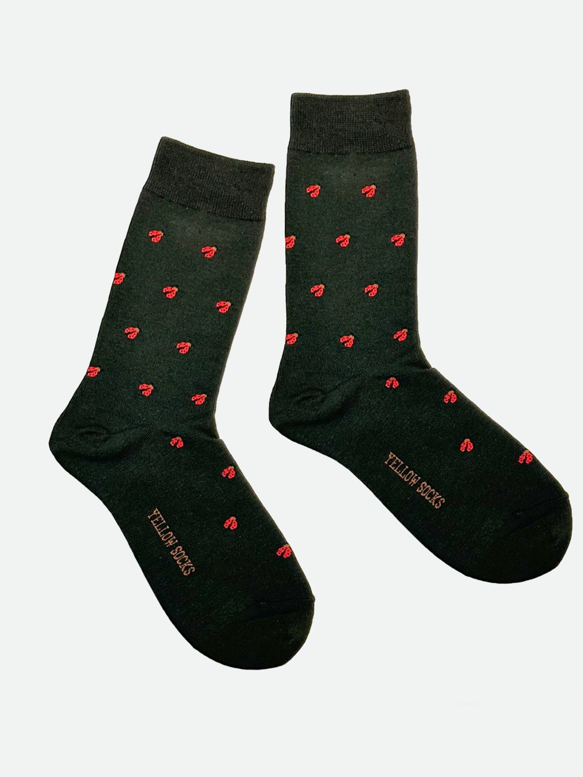 옐로우삭스(YELLOWSOCKS) 남자 레이디버그 카키