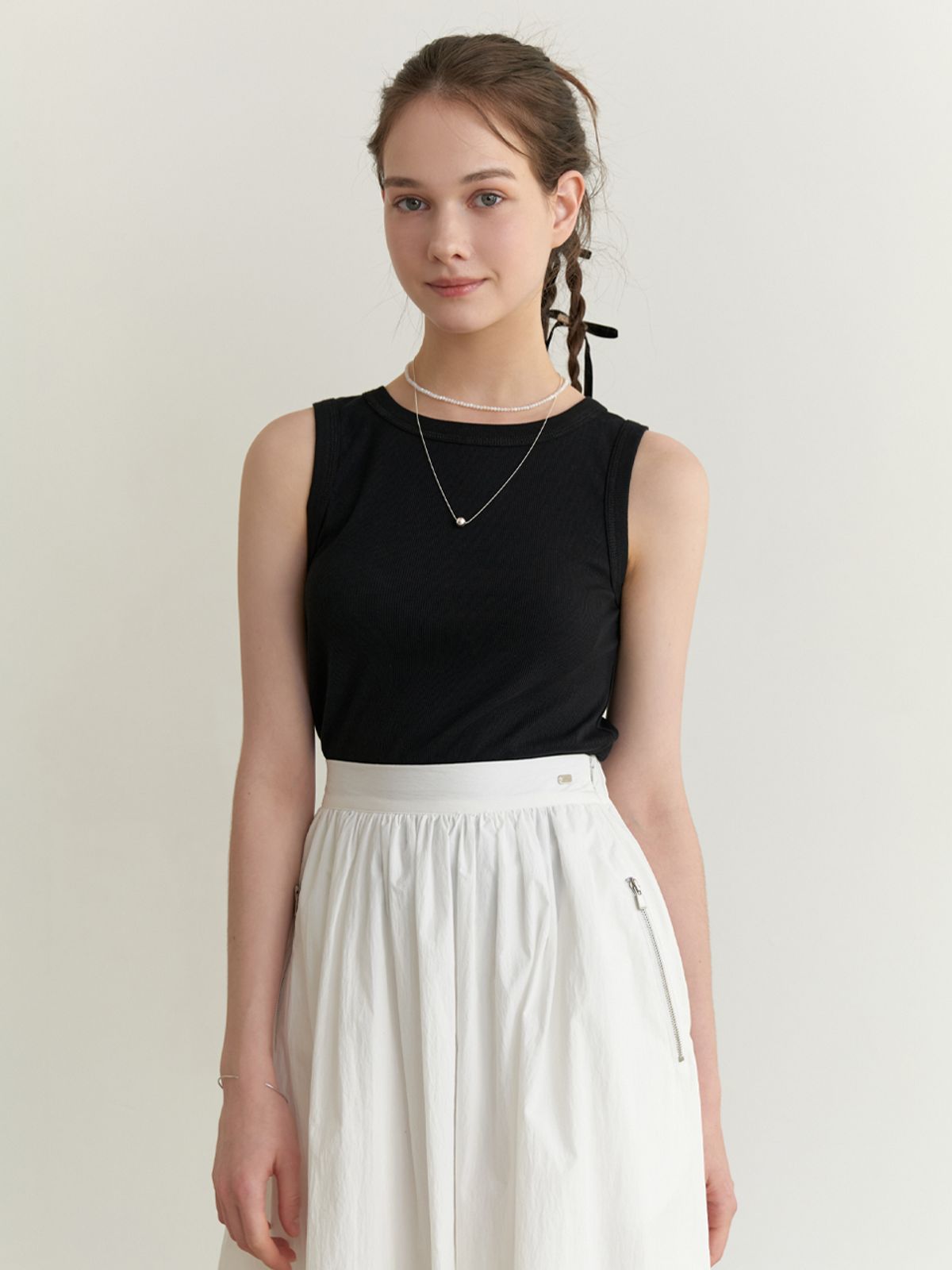 리엘(RE L) Minimal sleeveless (black)