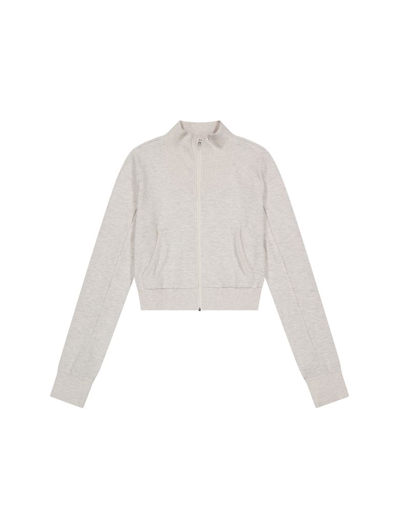 FITTED TRACK TOP [OATMEAL]