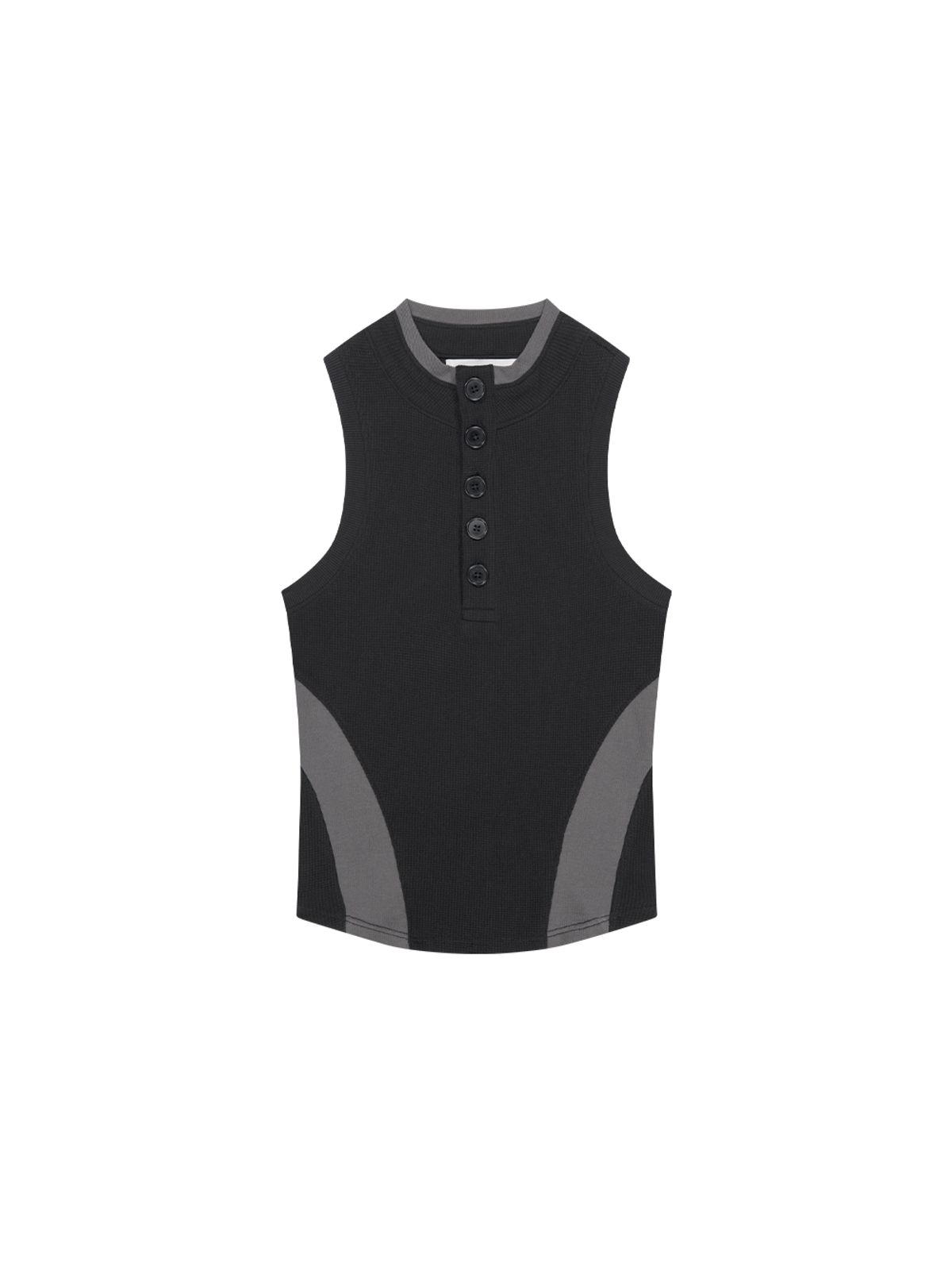 뚜오미오(TUOMIO) POLO SLEEVELESS [BLACK]