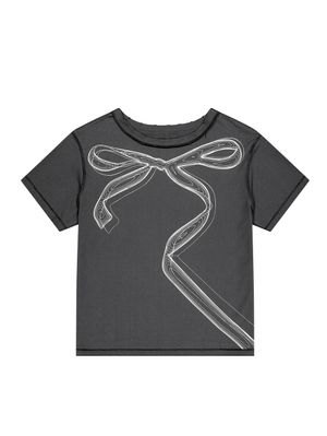 DAMAGED T-SHIRTS [CHARCOAL]