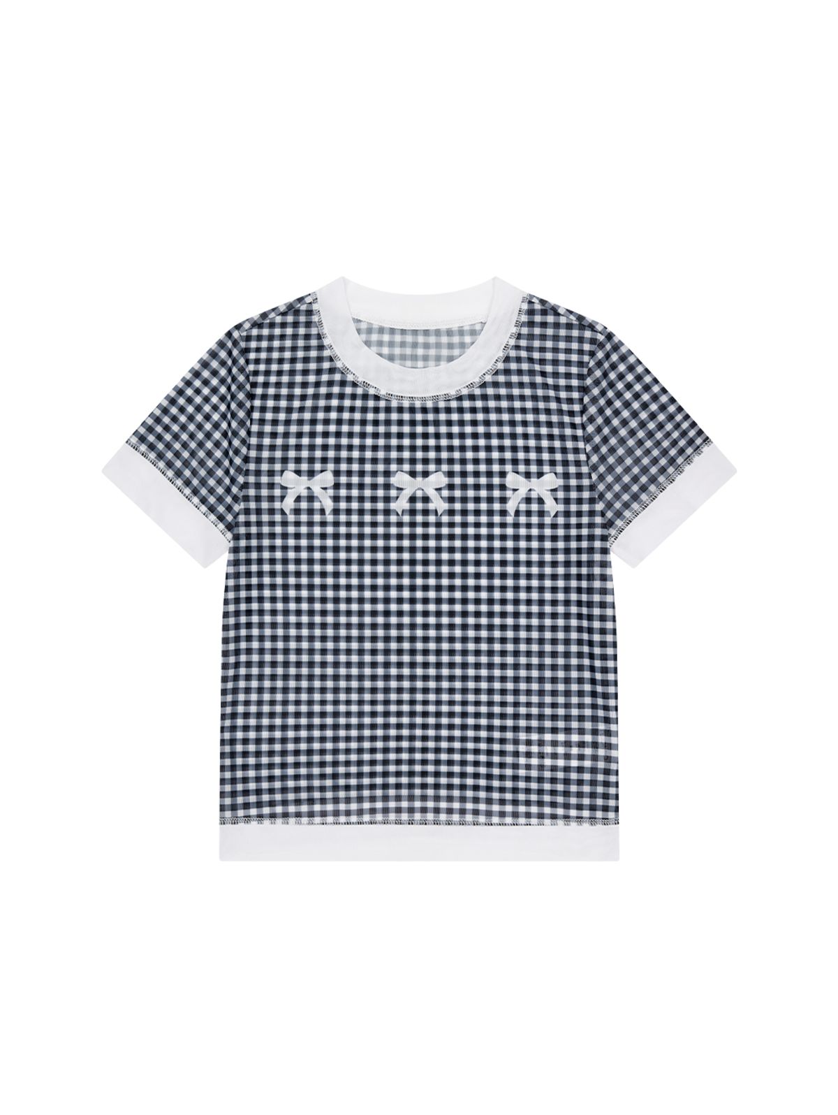 뚜오미오(TUOMIO) EDGE CONTRAST T-SHIRTS [BLACK]