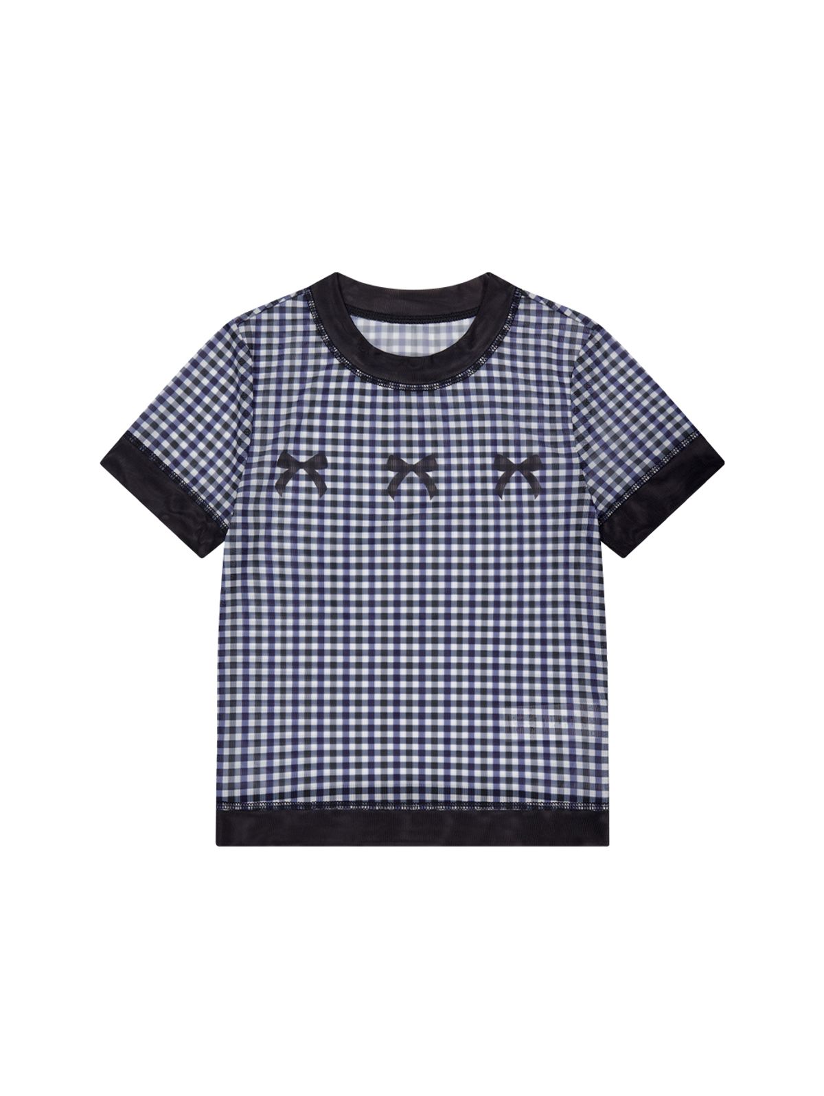 뚜오미오(TUOMIO) EDGE CONTRAST T-SHIRTS [BLUE]