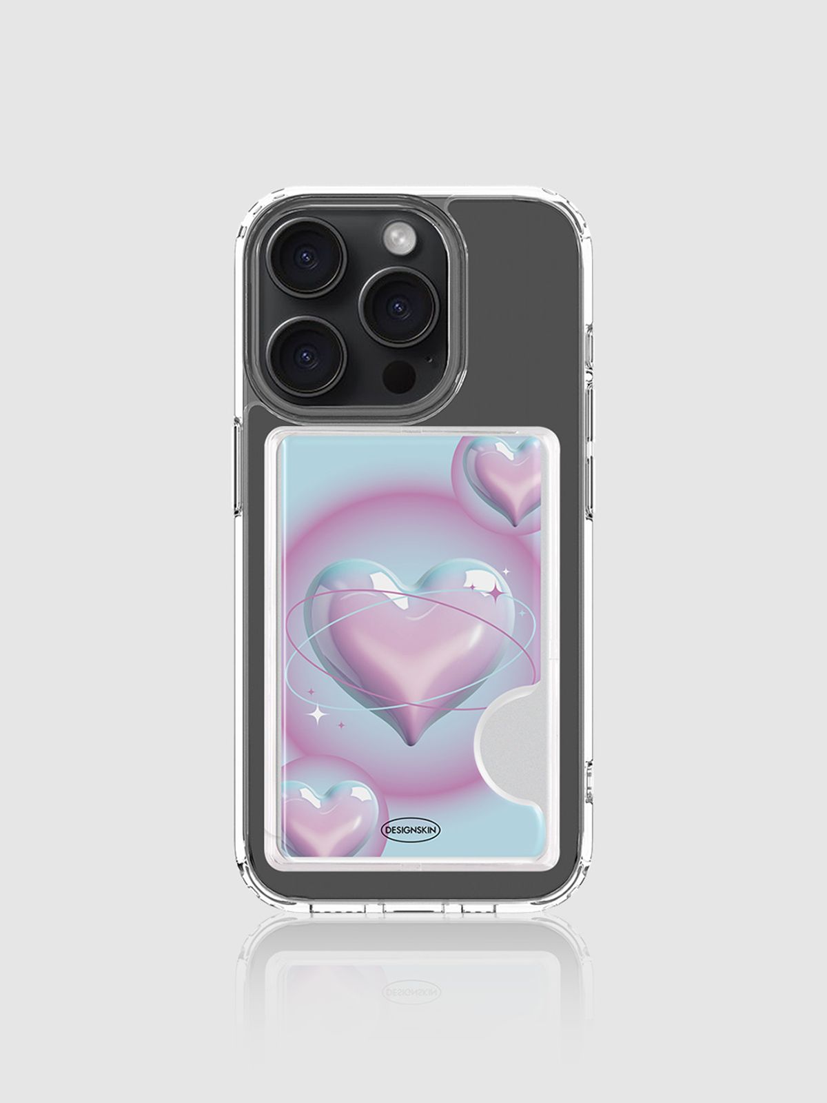 디자인스킨(DESIGNSKIN) 맥세이프 카드 포켓 ver.2 - 3D하트