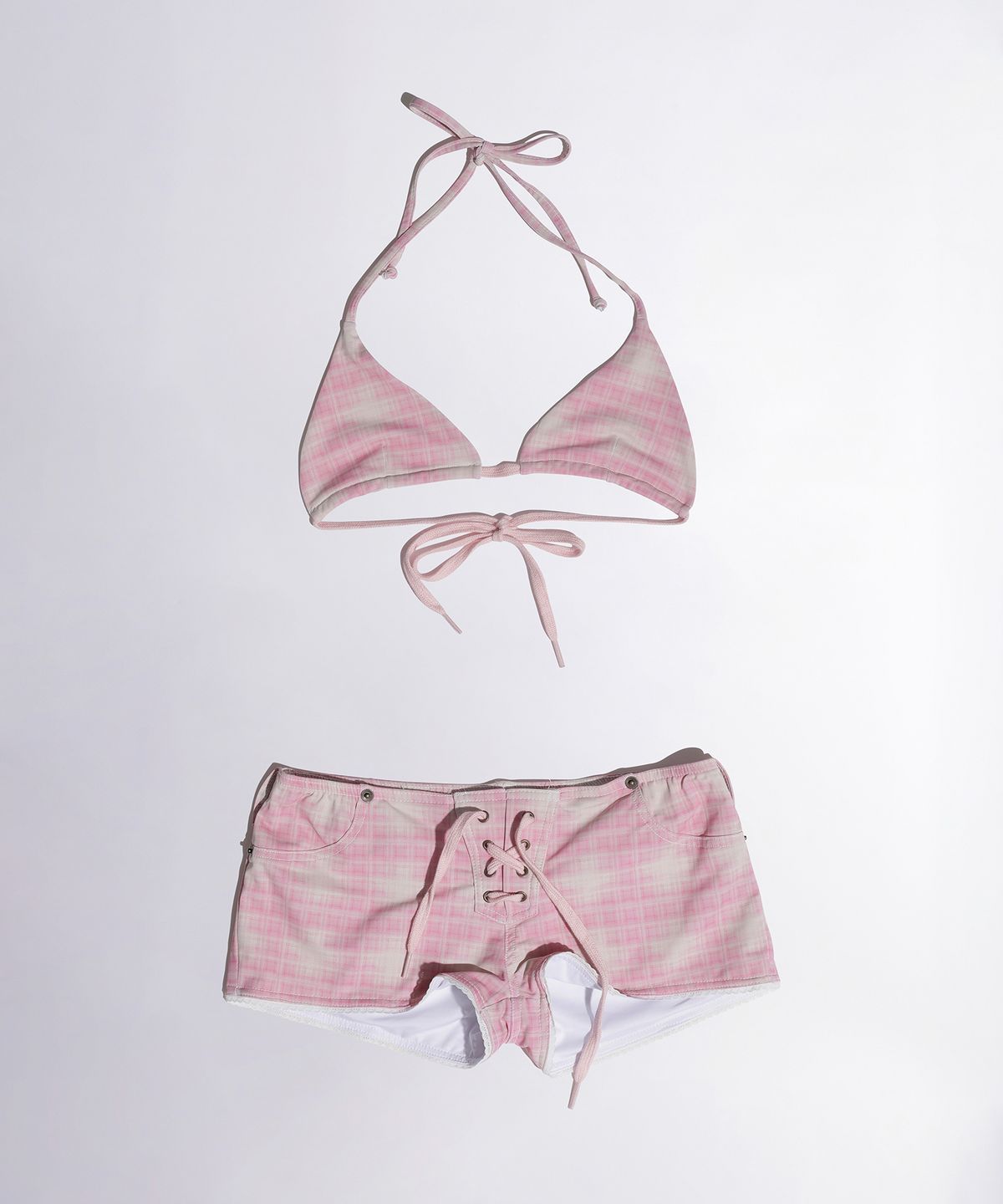 스컬프터(SCULPTOR) Ombre Plaid Microkini Pink