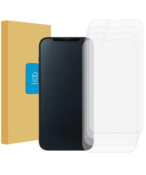 [4매입] 아이폰/15/14/13/12/SE/프로/미니/플러스/프로맥스 전기종 지문방지 강화유리 액정보호 필름