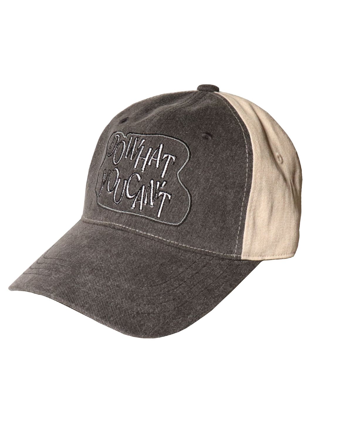 슬리피슬립(SLEEPYSLIP) DO WHAT YOU CANT 24CHARCOAL/BEIGE BALL CAP