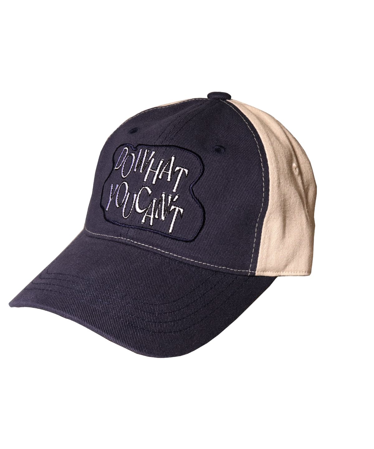 슬리피슬립(SLEEPYSLIP) DO WHAT YOU CANT NAVY/BEIGE BALL CAP