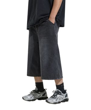 8부 카펜더 버뮤다 데님 팬츠 블랙 FSP117