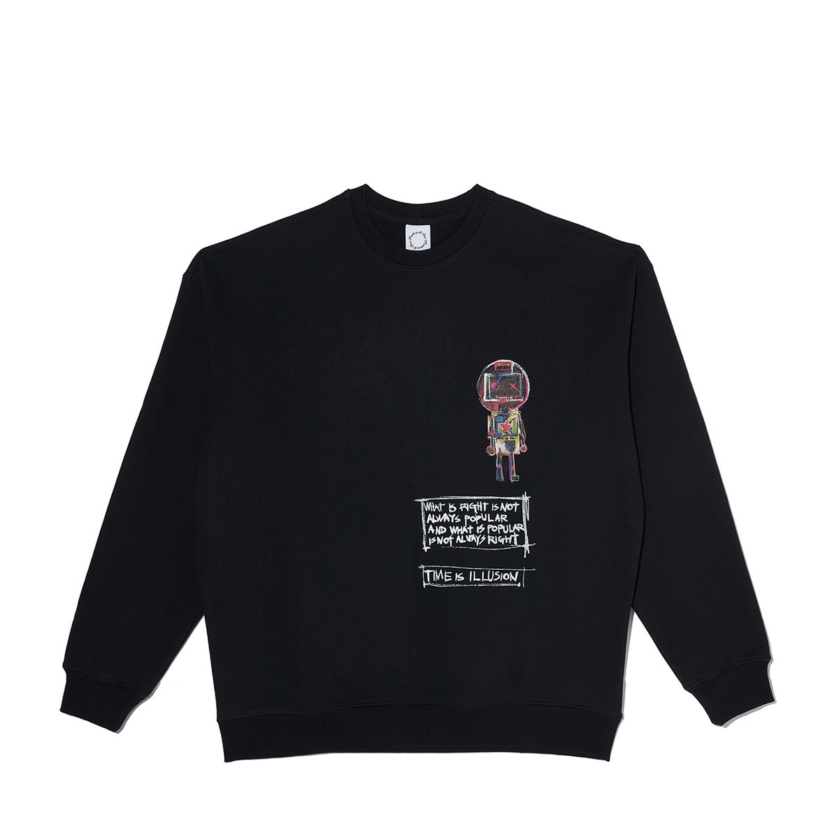 마리아쥬드비엔(MARIAGEDEBIEN) BLACK SWEAT-SHIRTS (066)