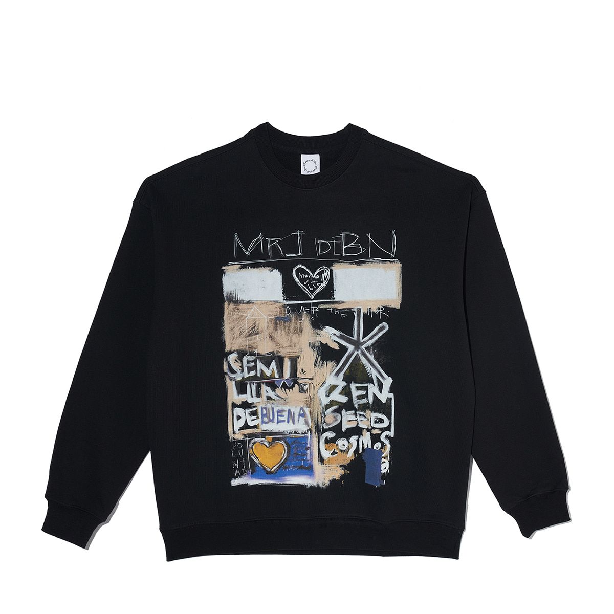마리아쥬드비엔(MARIAGEDEBIEN) BLACK SWEAT-SHIRTS (068)