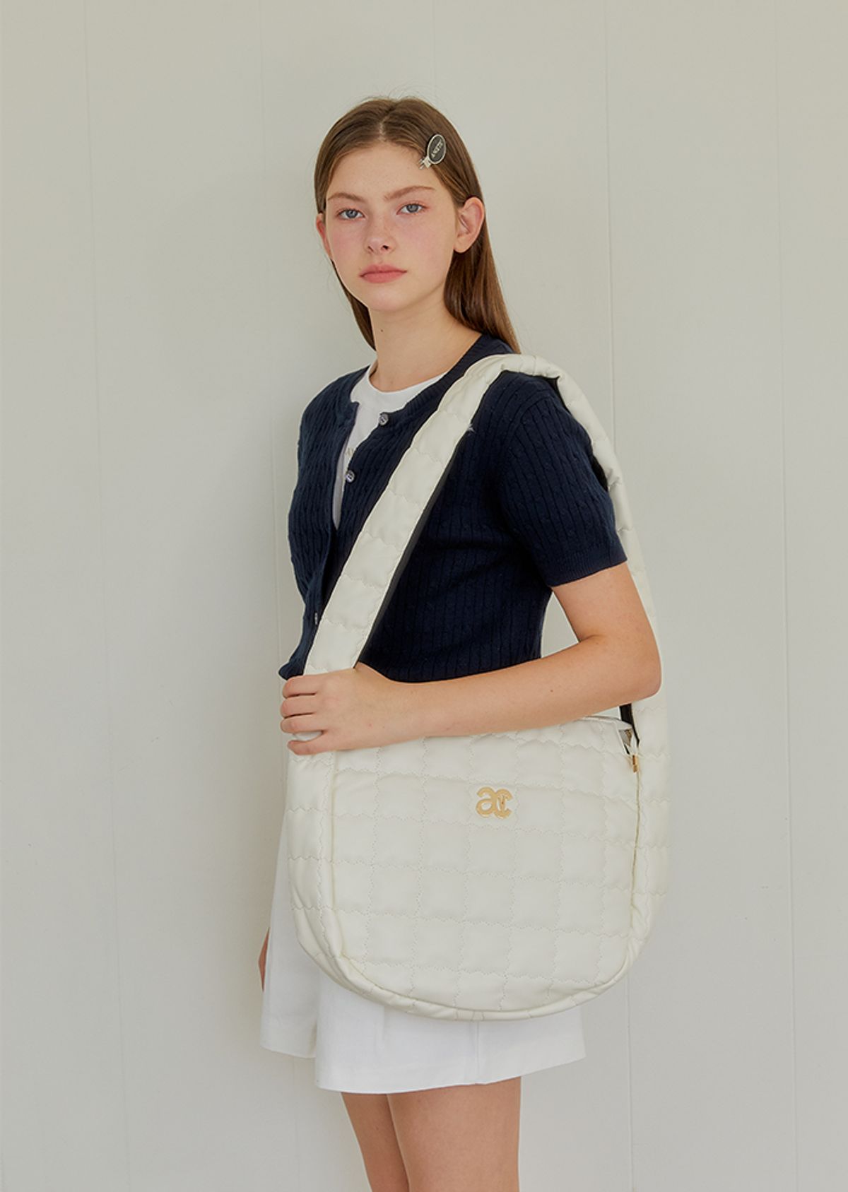 아노에틱(ANOETIC) ANC QUILTING BIG BAG_IVORY