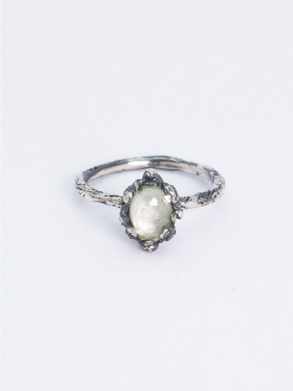 하랑(HARANG) HR 112R_Antique Gemstone Ring(Prehnite)
