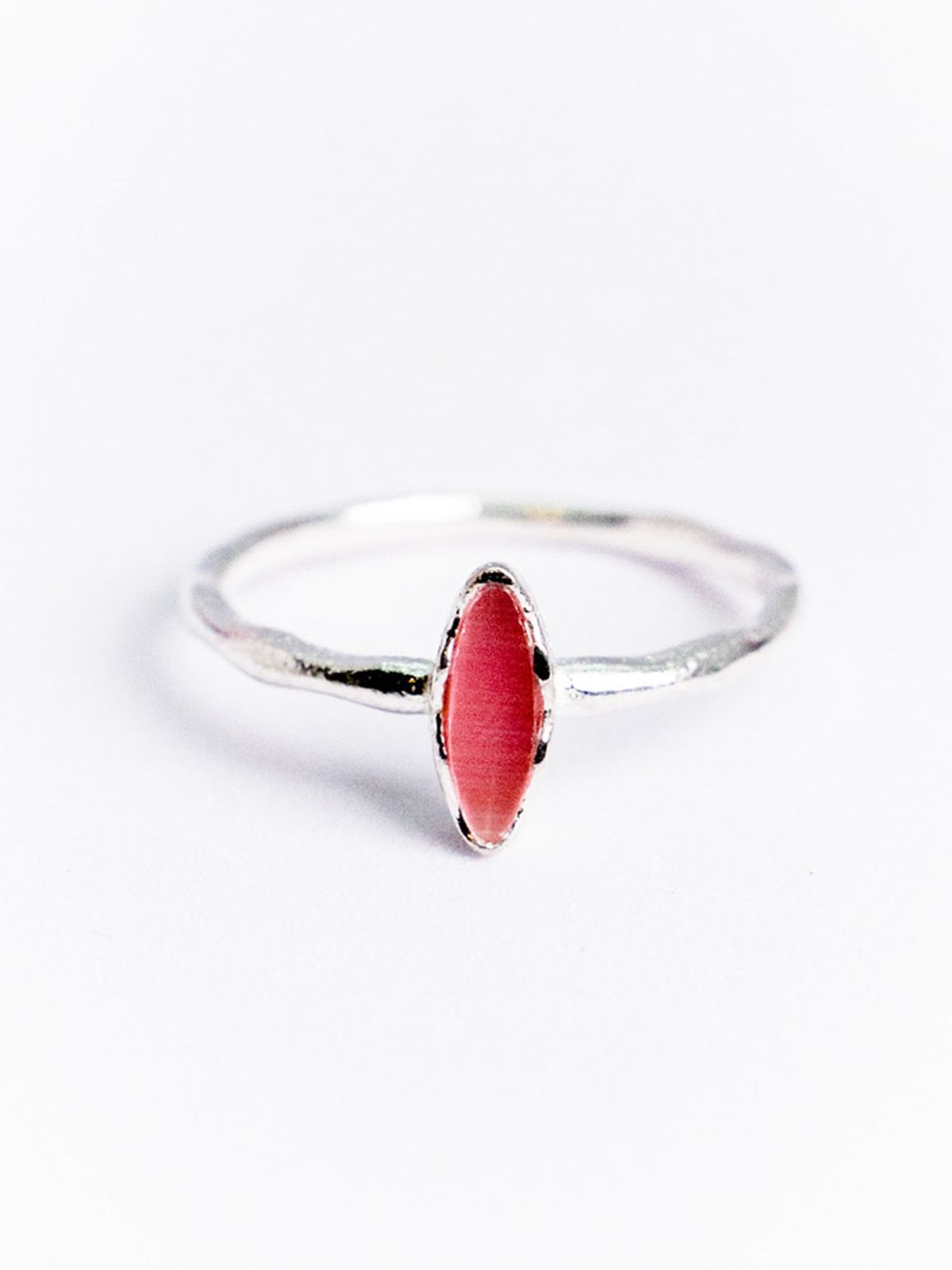 하랑(HARANG) HR 171R_Pink Cats Eye Ring(Oval)