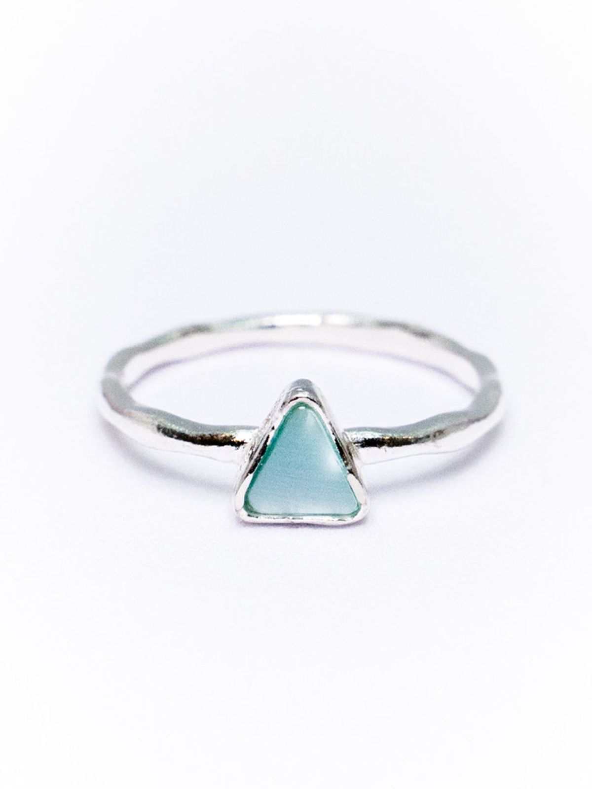 하랑(HARANG) HR 168R_Mint Cats Eye Ring(Triangle)