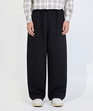 밴딩 세미 와이드 기본 슬랙스