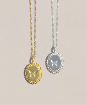 925실버 나비 목걸이 노라/ Norah