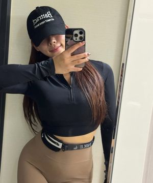 딥핏 아치 로고 볼캡_블랙