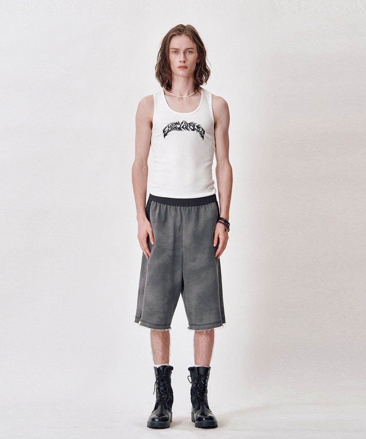 메아(MEA) BERMUDA SWEATPANTS [BLACK]