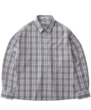 빈티지 워싱 그레이  체크셔츠