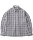 빈티지 워싱 그레이  체크셔츠