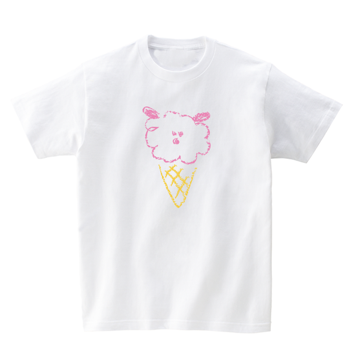 어썸어스(AWESOMEUS) ICE CREAM CONE PUPPY T-SHIRTS_4COLOR