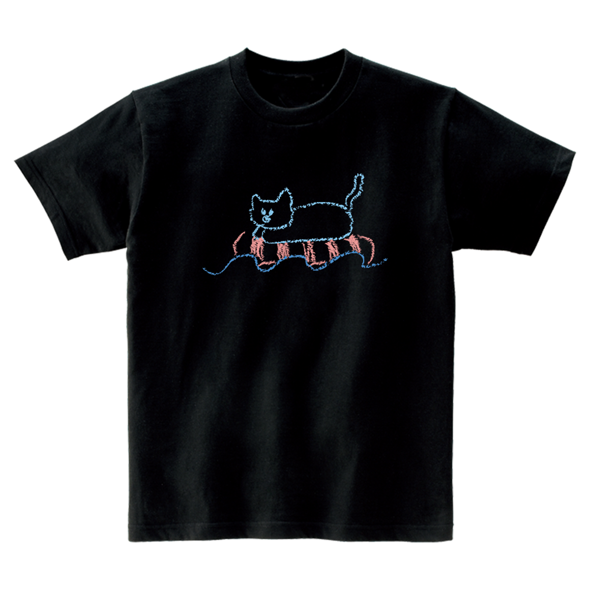 어썸어스(AWESOMEUS) SEA-TRAVELING CAT T-SHIRTS_4COLOR