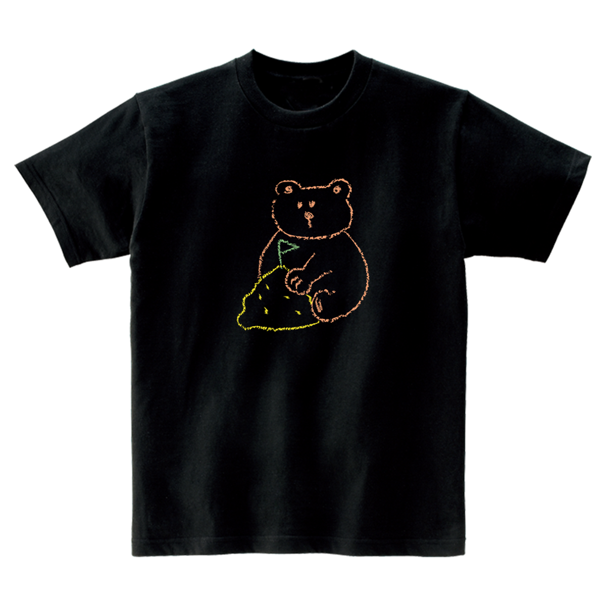 어썸어스(AWESOMEUS) BEAR PLAYING WITH SAND T-SHIRTS_4COLOR