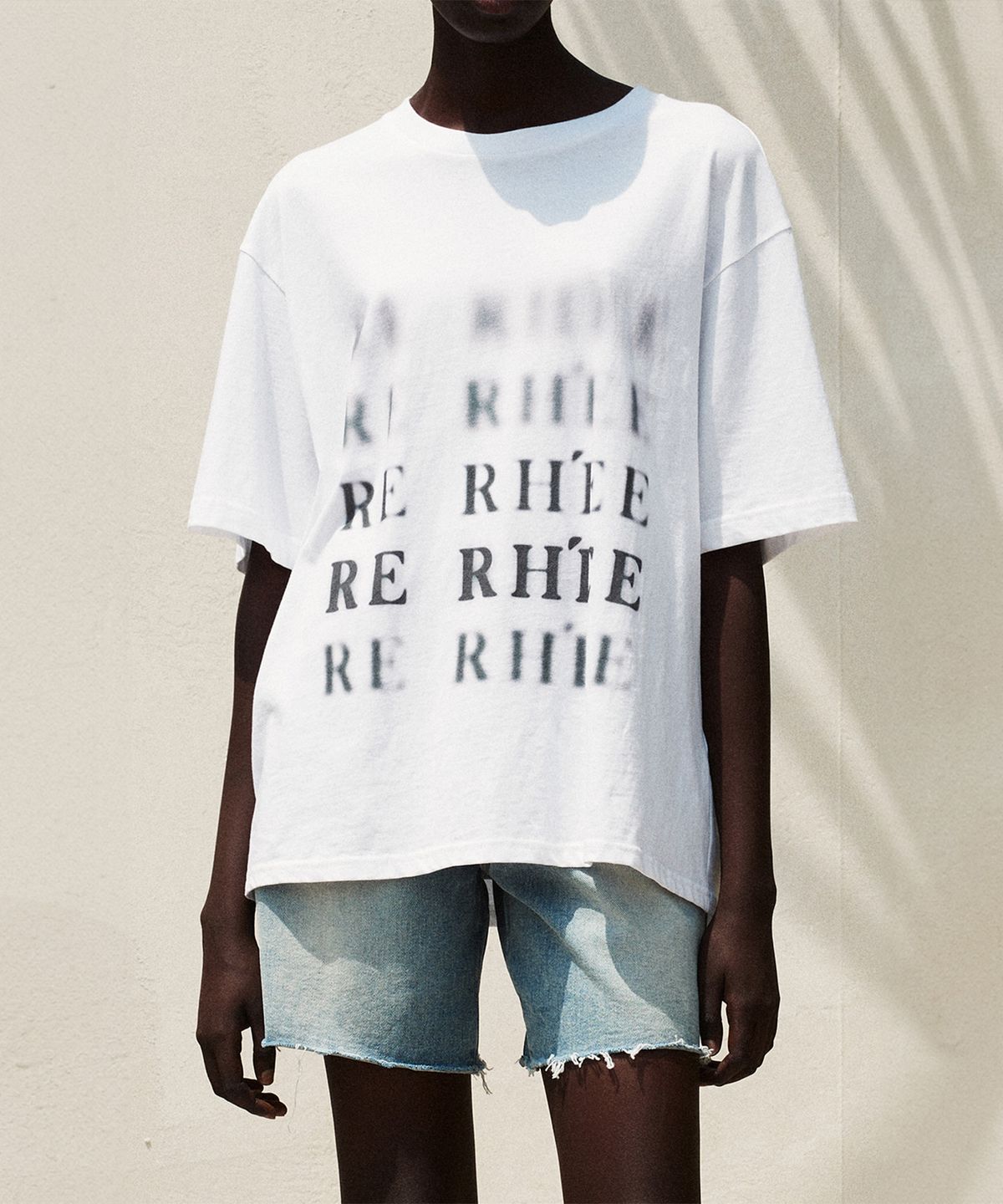 리이(RE RHEE) LOGO FADING T SHIRT