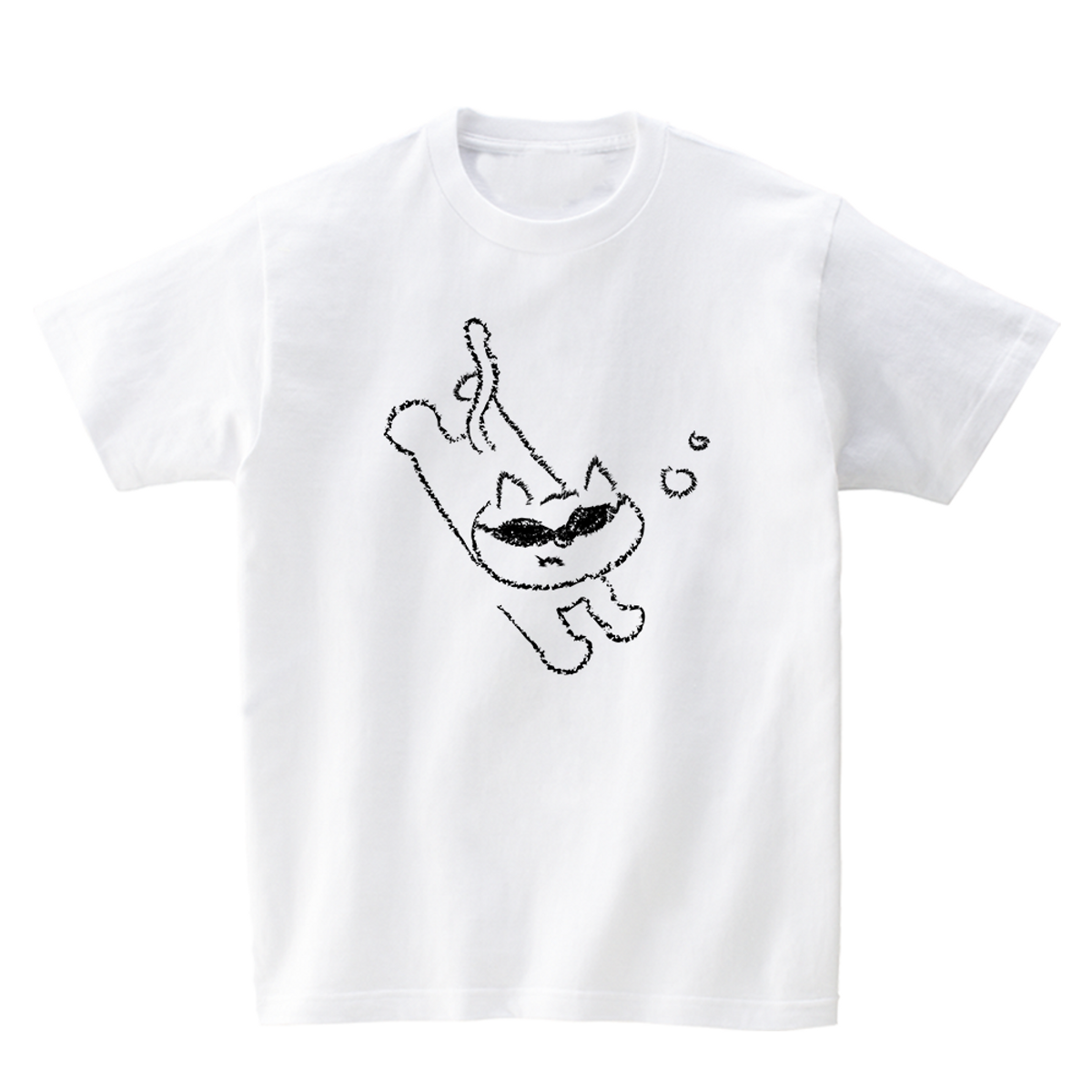 어썸어스(AWESOMEUS) SCUBA DIVING CAT T-SHIRTS_4COLOR