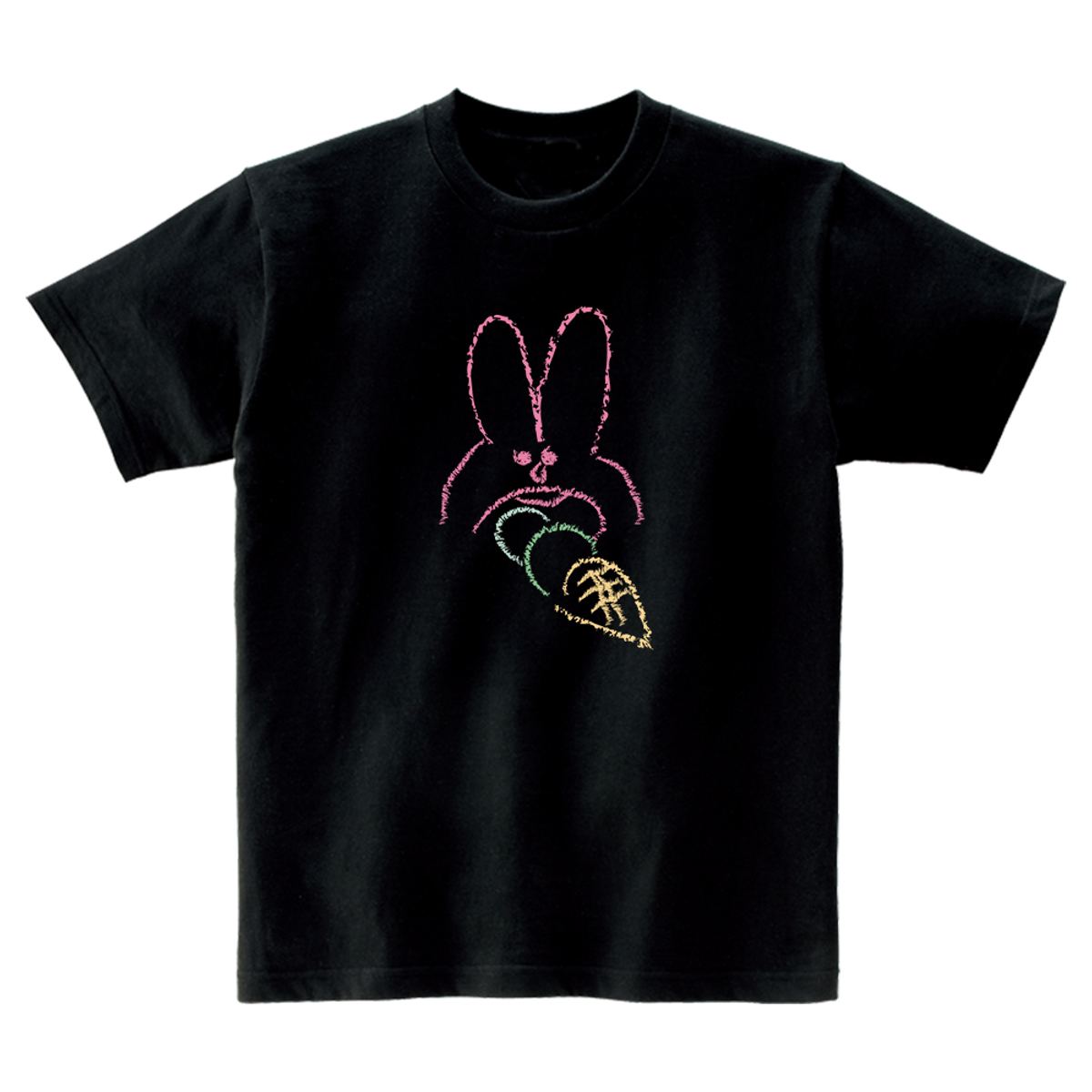 어썸어스(AWESOMEUS) RABBIT WHO EATS CARROTS T-SHIRTS_4COLOR