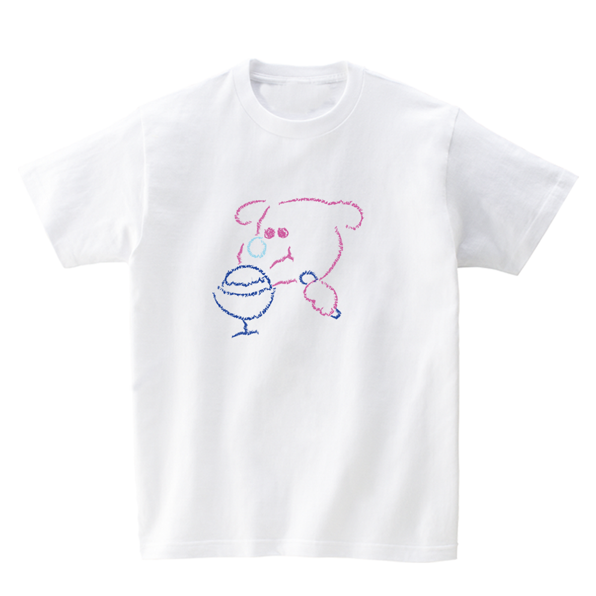 어썸어스(AWESOMEUS) BINGSOO AND DOG T-SHIRTS_4COLOR