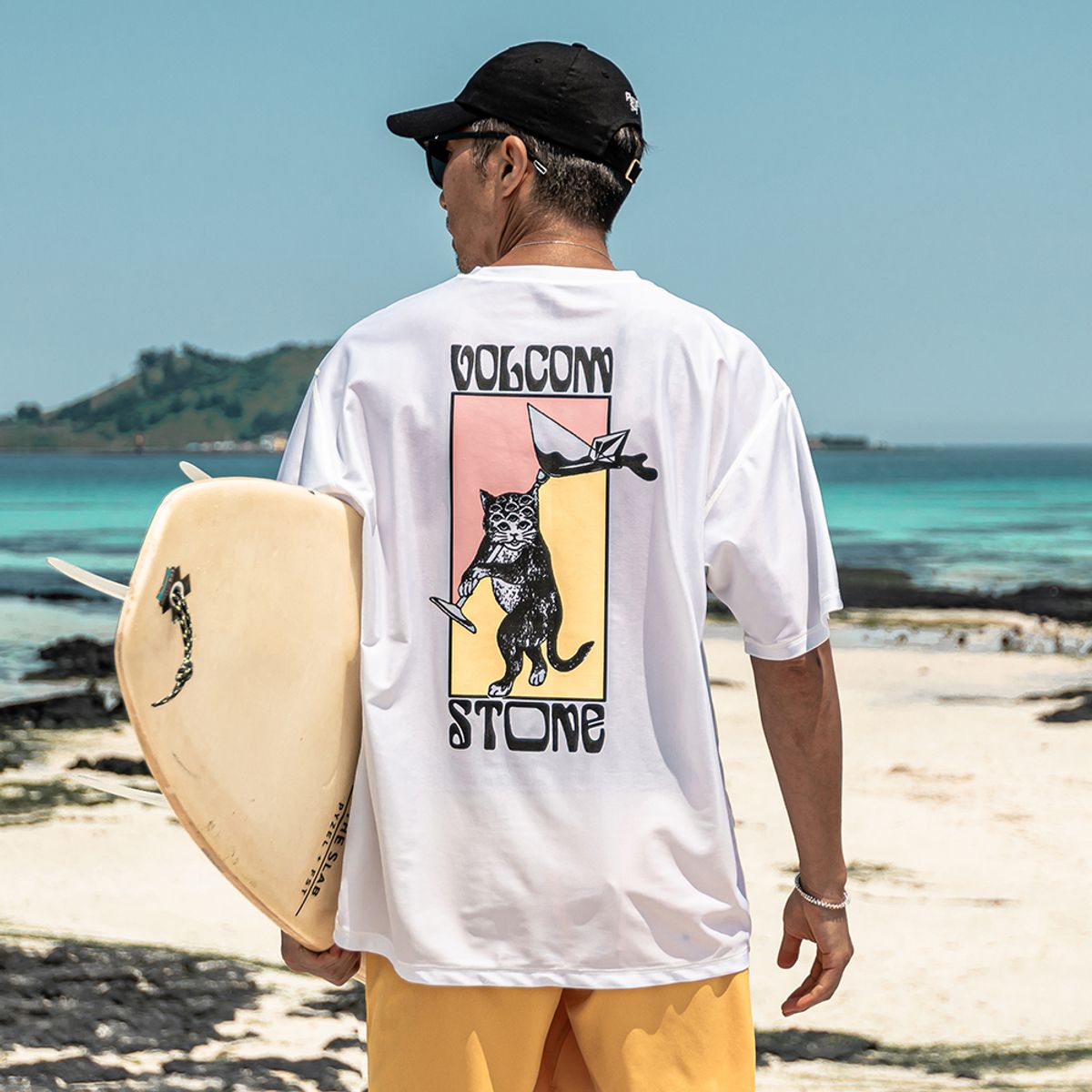 볼컴(VOLCOM) 남성 반팔 래쉬가드 VC1005WMT