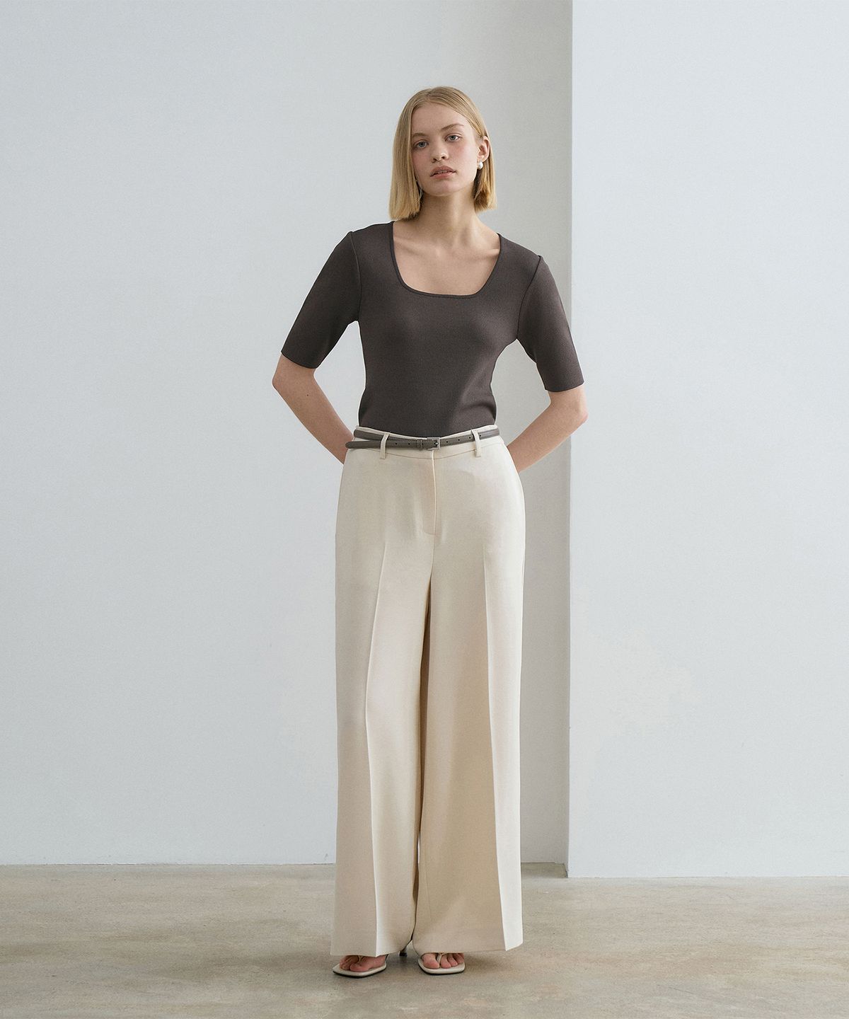르네제이(RENEJ) Both Banding Pants