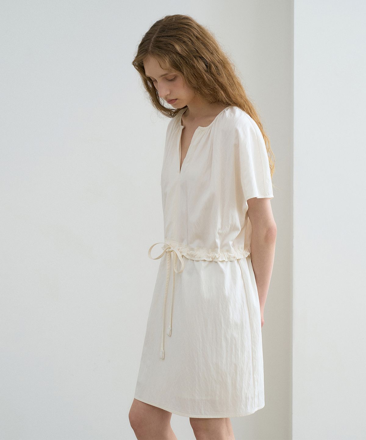 르네제이(RENEJ) Flair Stich Mini Dress
