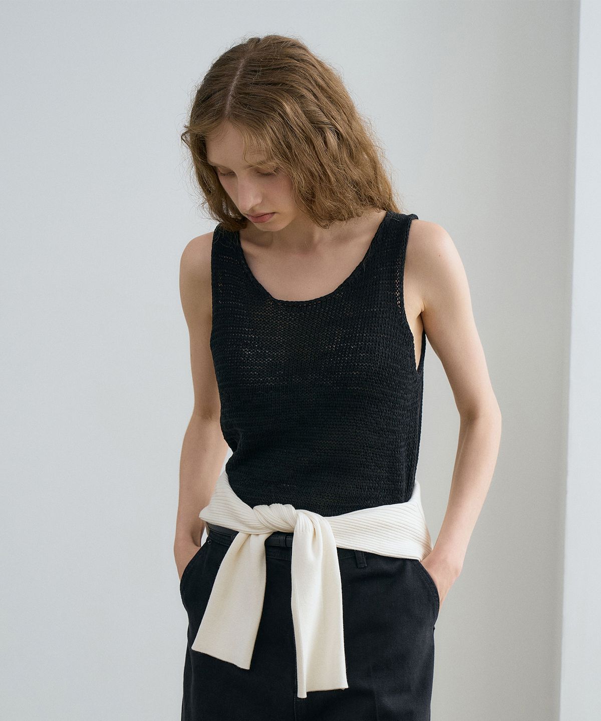 르네제이(RENEJ) Cotton Sleeveless Knit