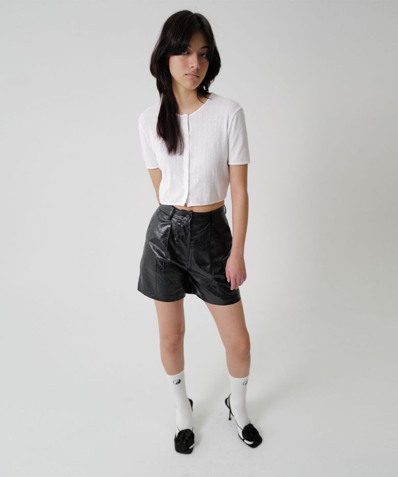 NEMO SHORTS - faux leather