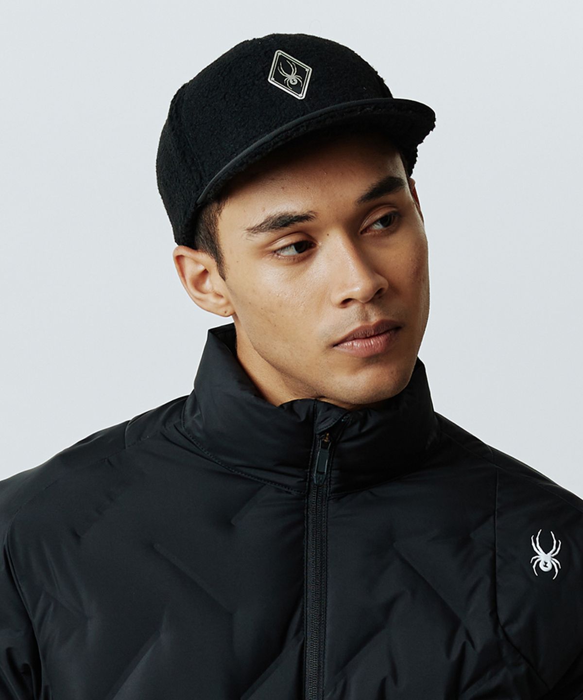 스파이더(SPYDER) 부클레 캡  SPIFANCA302UBLK