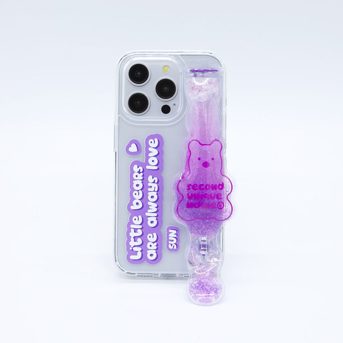 세컨드유니크네임(SECOND UNIQUE NAME) SUN CASE TUBE BEAR PURPLE