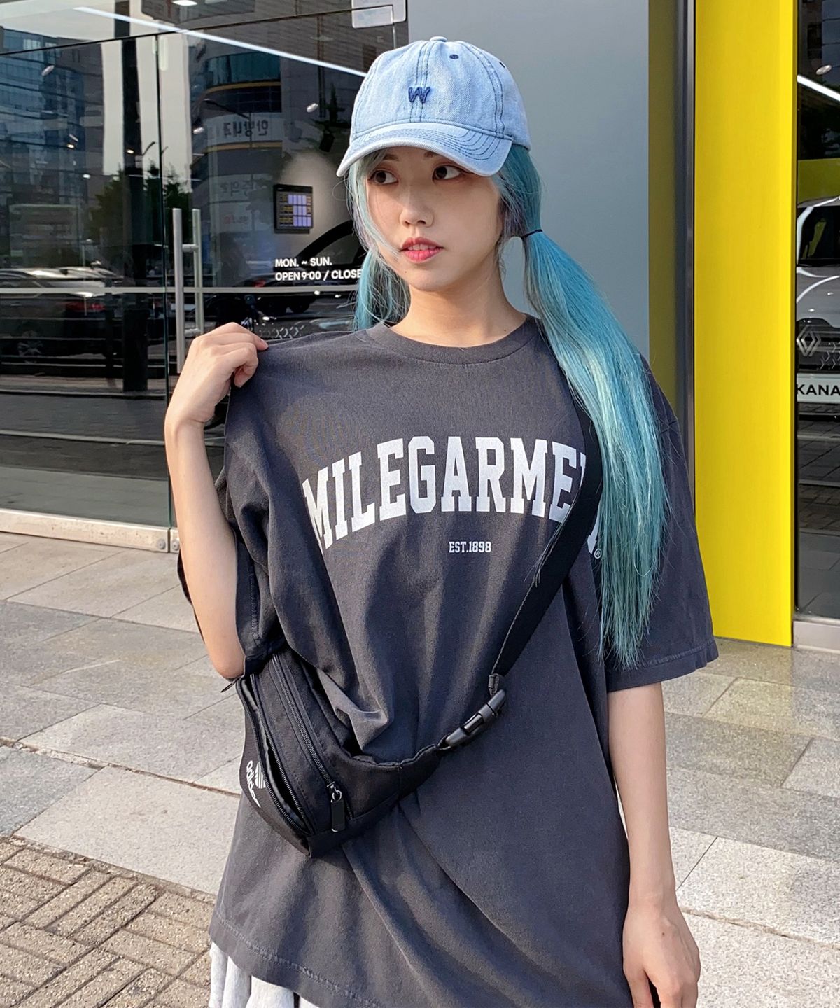 더마일(THEMILE) MILEGARMENT EST CREW [PIGMETN D.GREY]