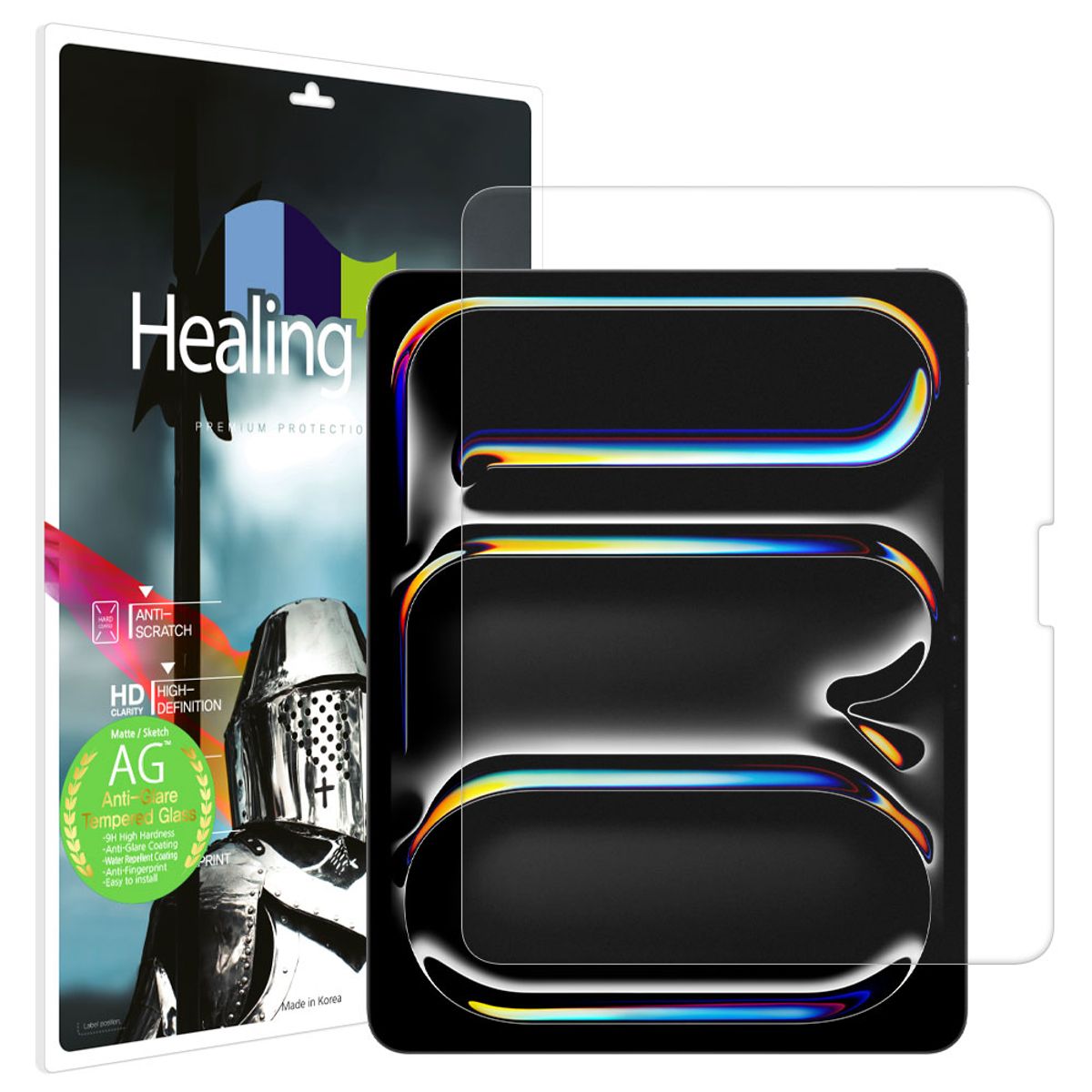 힐링쉴드(HEALINGSHIELD) 아이패드 프로 7세대 13 저반사 강화유리필름