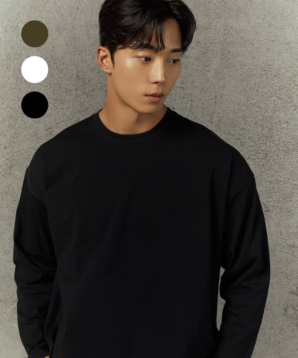 무신사 스탠다드 스포츠(MUSINSA STANDARD SPORTS) 코튼에어 맥스오버핏 롱슬리브 (3color)