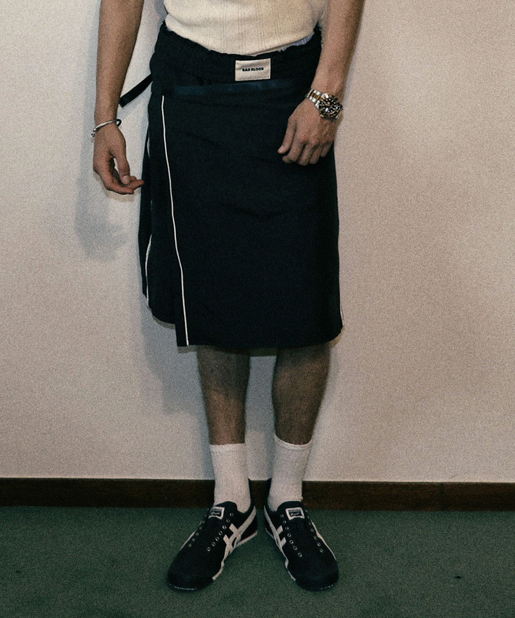 ★韓国人気★BADBLOOD★Billy Wrap Skirt MUSINSA公式 | BADBLOOD Billie Wrap Skirt - Black