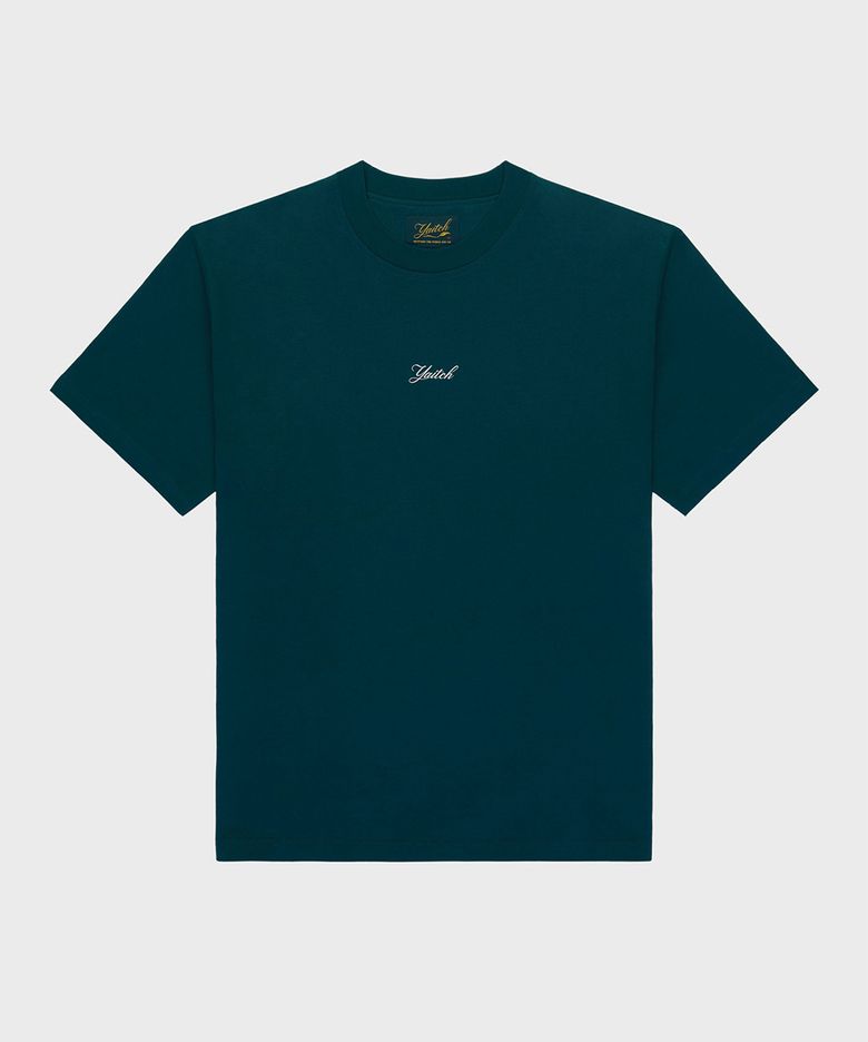 Handwritten Logo Tee - Rain Forest