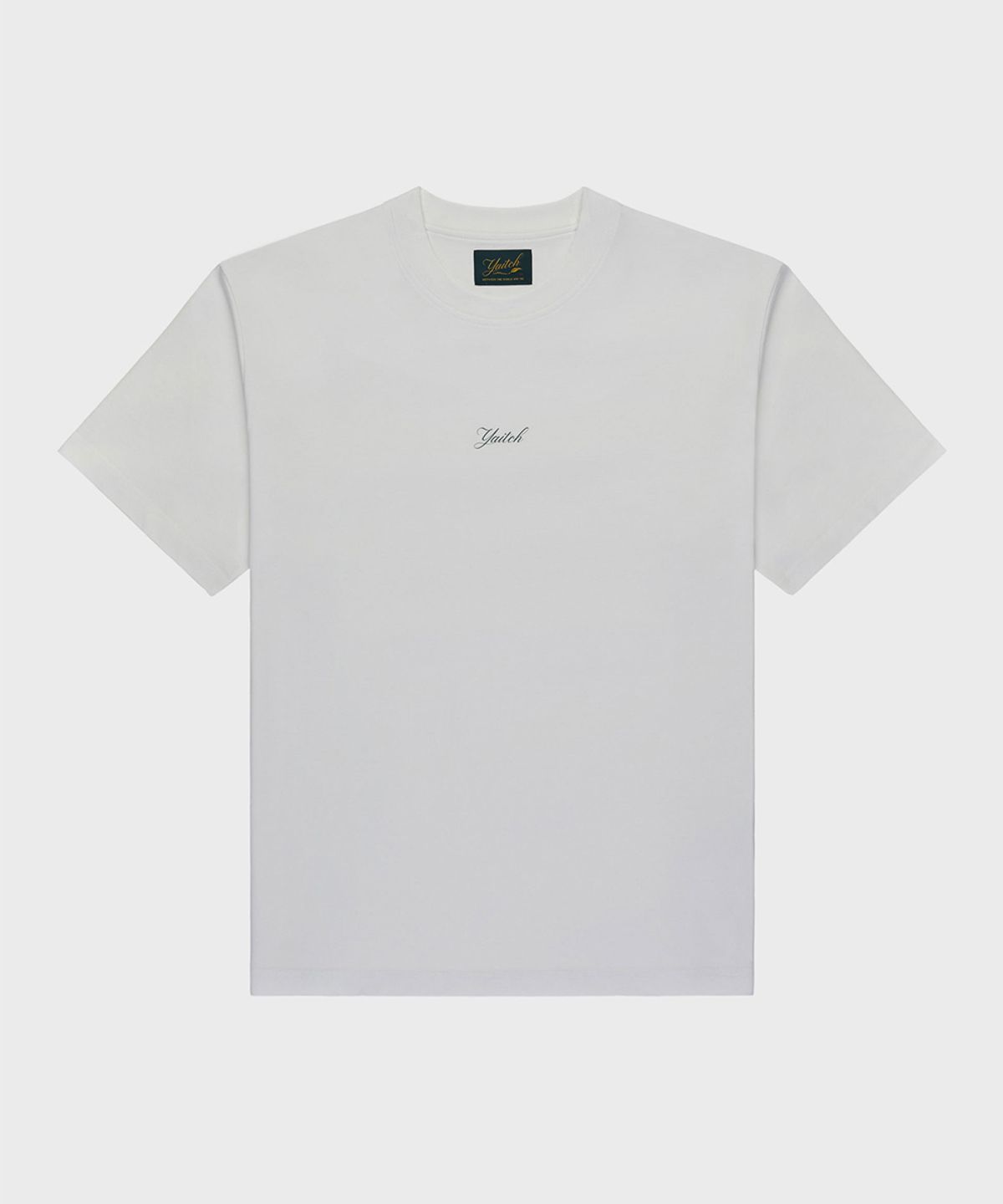 야이치(YAITCH) Handwritten Logo Tee - White