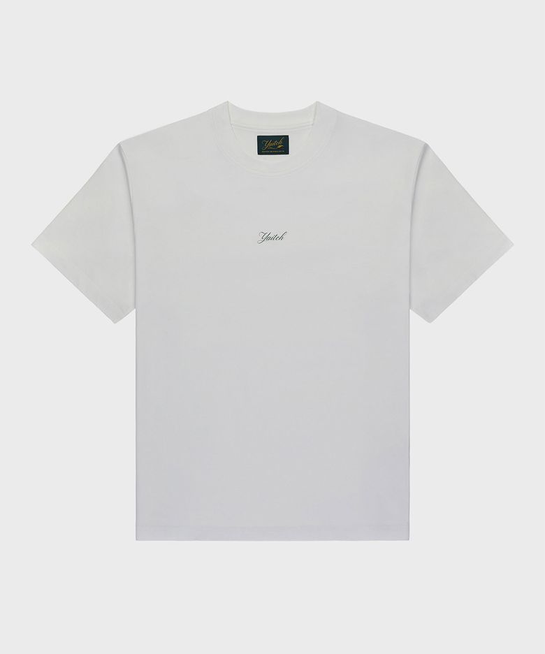 Handwritten Logo Tee - White