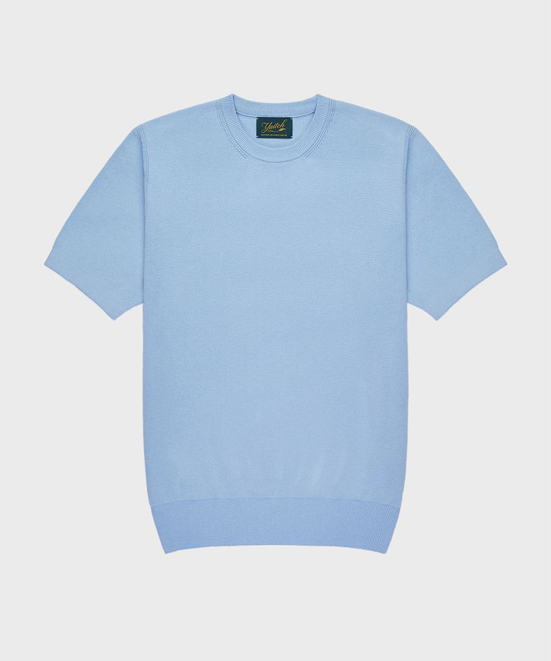 Essential Crewneck Knit - Sky Blue