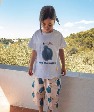 Pear 페인팅 티_화이트