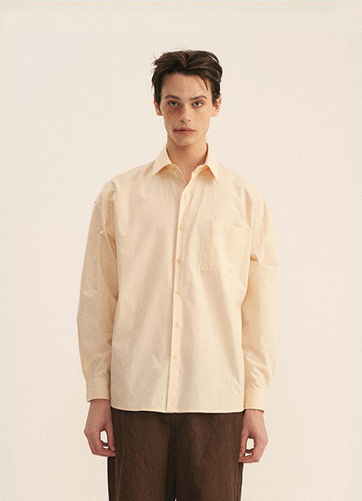 엠티오티(MTOT) Incision line shirt (Yellow)